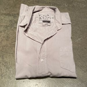 Frank and Eileen Barry xs fitted shirt in light gray